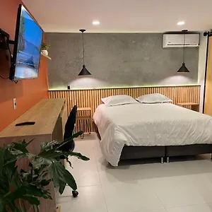 아파트 Agradable Y Moderno Aparta Estudio Con Aire Acondicionado *
