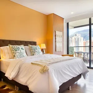 Lägenhet Penthouse El Poblado, Hermosa Vista, Dos Alcobas